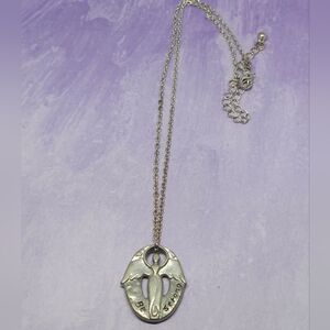 Guardian Angel Motivational Pewter Pendant Necklace